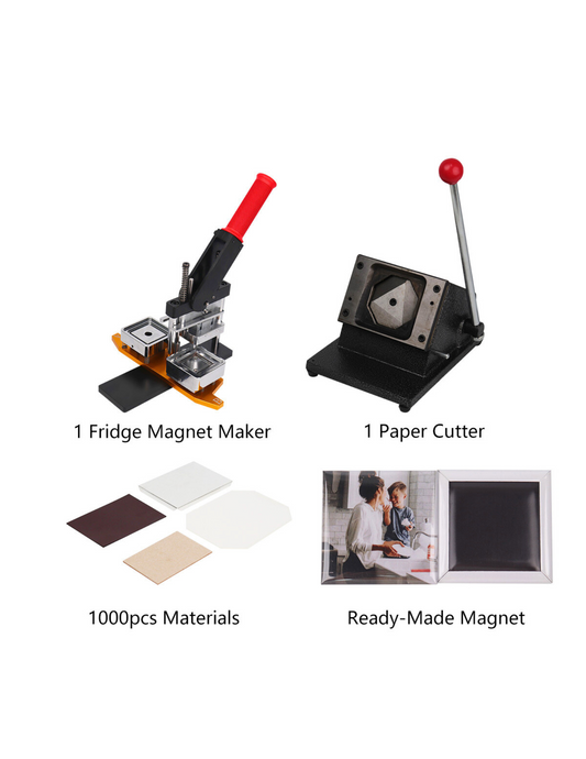 2"x2" Square Magnet Making Kit